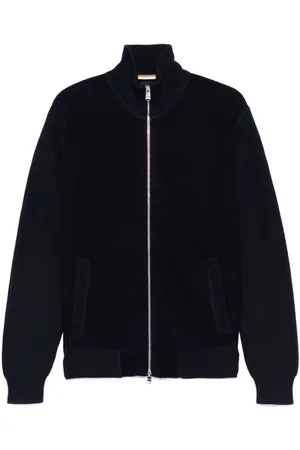 HUGO BOSS Cable-knit cardigan
