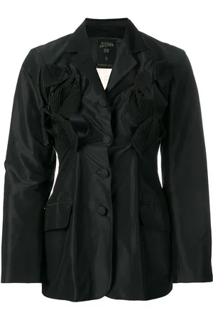 Jean Paul Gaultier 1991 leaf appliqué jacket