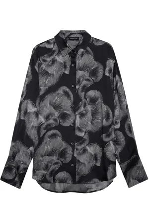 ANINE BING Avalon Mushroom-print shirt