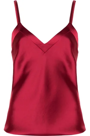 BLANCA Trachy satin top
