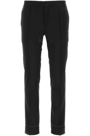 BRIONI Drawstring-waist wool trousers
