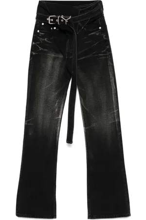 Y / PROJECT Wrap belt jeans