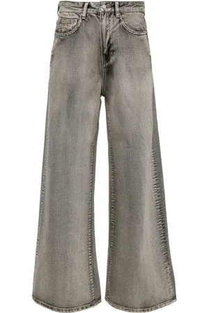 JNBY Wide-leg cotton jeans