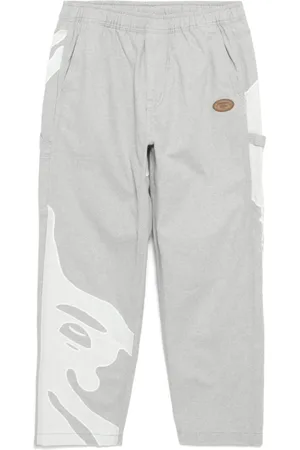 A Bathing Ape Moonface-logo jeans