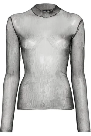 MUGLER Sheer sweater