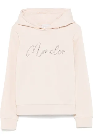 Moncler Rhinestone-logo hoodie