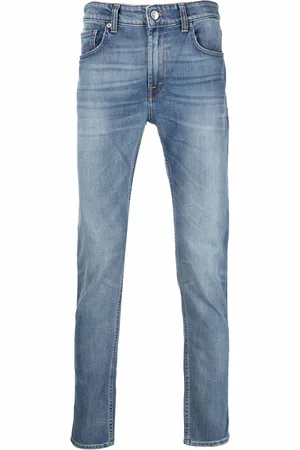 DEPARTMENT 5 Stonewashed slim-cut jeans