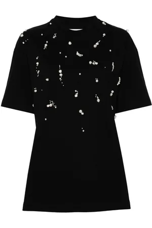Jil Sander Pearl-embellished T-shirt