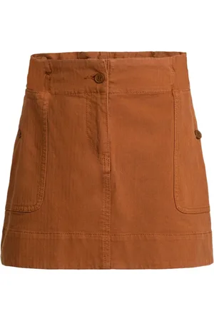 Etro Pegaso-embroidered cargo skirt