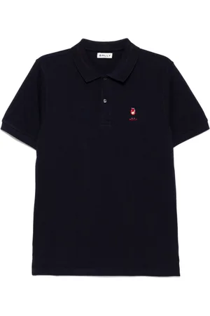 Bally Logo embroidery short-sleeves polo shirt