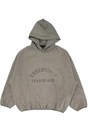 FEAR OF GOD Logo lettering patch panelled hoodie