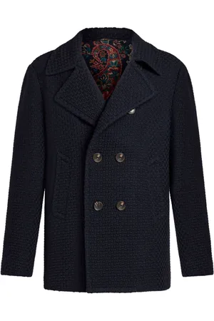 Etro Double-breasted wool peacoat