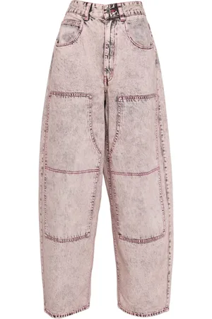 Izzue Panelled straight-leg jeans