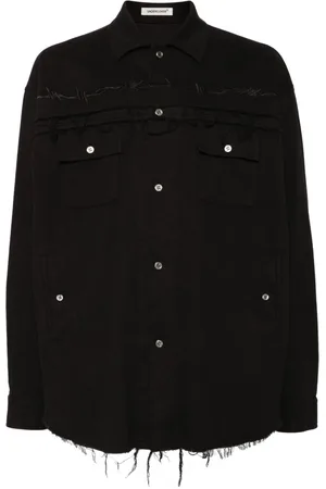 UNDERCOVER Fringe-edged shirt