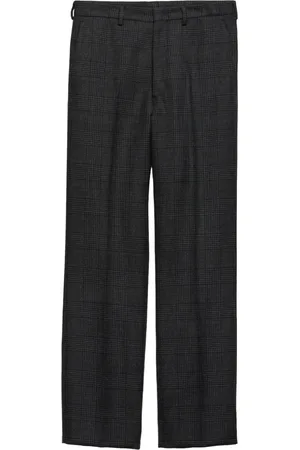 Prada Prince of Wales check trousers