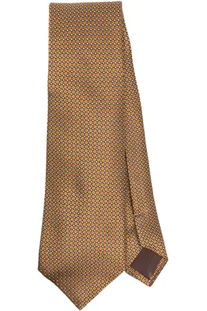CANALI Geometric-patterned tie