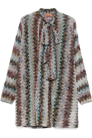 Missoni Zigzag-woven mini dress