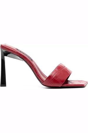 SENSO 90mm Floss square-toe leather pumps