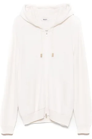 ERALDO Ribbed-knit hoodie