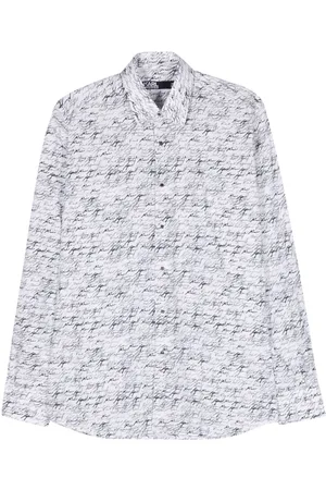 Karl Lagerfeld Logo-print cotton shirt
