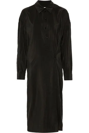 LEMAIRE Twisted straight-collar dress