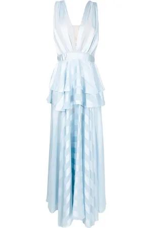 Lethicia Bronstein Mariah stripe-pattern maxi dress