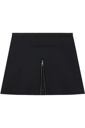 Courrèges Zip-detail twill miniskirt