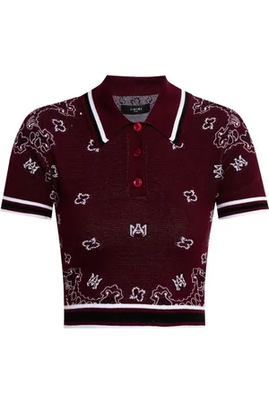 AMIRI Cropped polo shirt