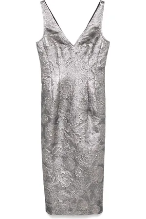 Totême Brocade midi dress