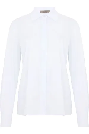 D.EXTERIOR Fitted classic cotton shirt