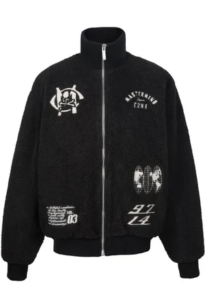 MASTERMIND JAPAN Logo-print textured jacket