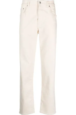 DEPARTMENT 5 Logo-appliqué high-rise jeans