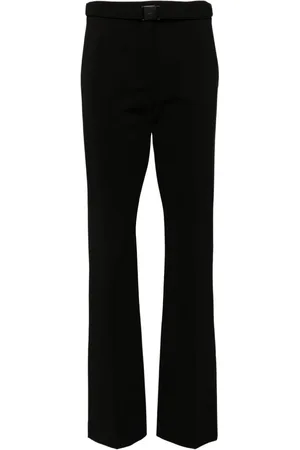 JUUN.J Decorative buckle detail straight trousers