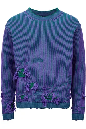 Maison Margiela Two-tone distressed jumper