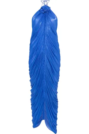 Ana Radu Floral-appliqué maxi dress