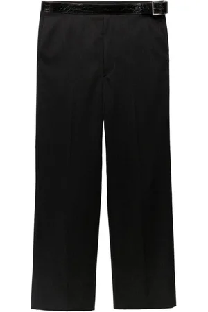 Prada Belted chino trousers