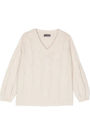 LORENA ANTONIAZZI Cable-knit sweater