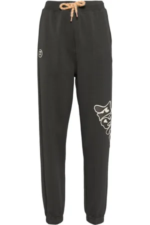 A Bathing Ape Logo-appliqué sweatpants