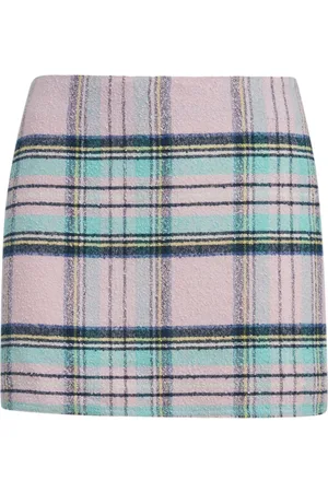 Jucca Checked mini skirt
