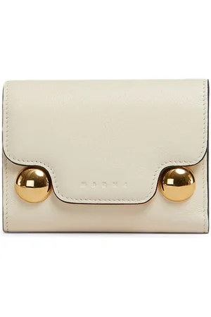 Marni Trunkaroo tri-fold leather wallet