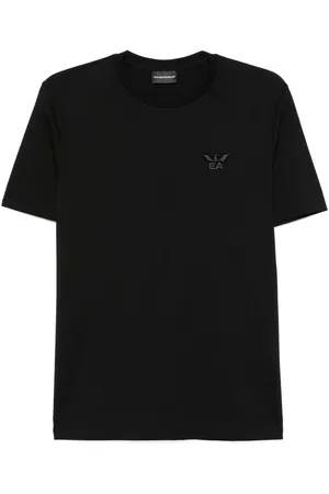 Emporio Armani Logo-embroidered T-shirt