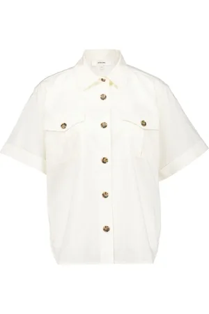 Frame Patch-pocket cotton shirt