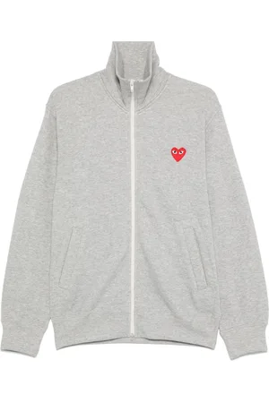 Comme des Garçons Heart-patch sweatshirt