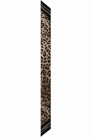 Dolce & Gabbana Leopard-print scarf