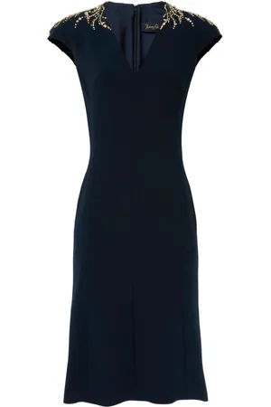 Jenny Packham Ardila crystal-embellished midi dress