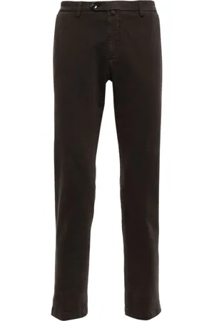 BRIGLIA Cotton chino trousers