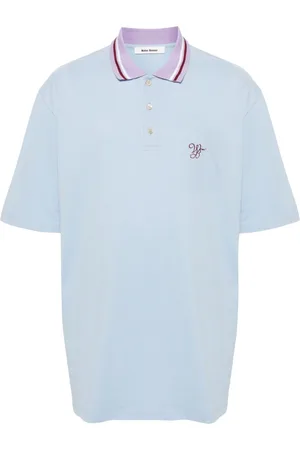 WALES BONNER Air piqué polo shirt