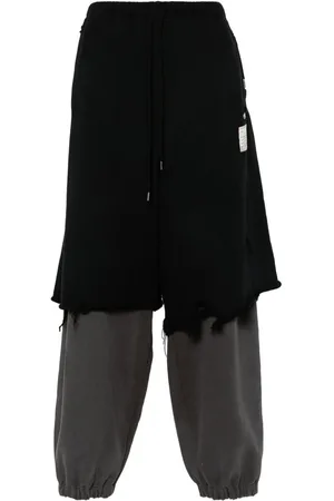 Maison Mihara Yasuhiro Layered track pants
