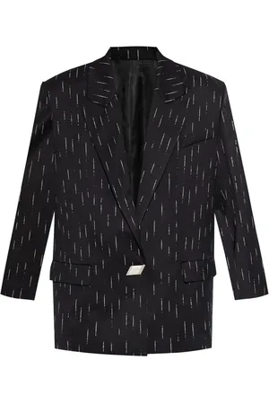 The Attico Single-button wool-blend blazer