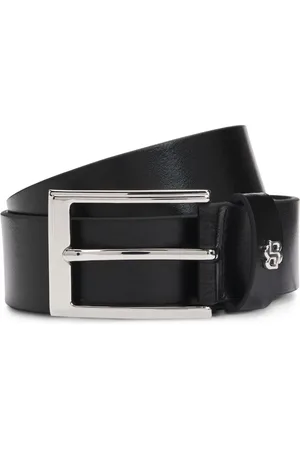 HUGO BOSS Logo plaque-detailing belt